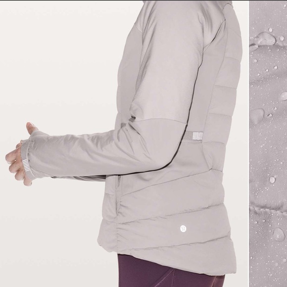 Lululemon Down For It All Dark Chrome Jacket - Picture 4 of 10